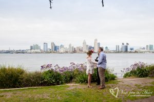 Elope to Coronado™ a service of Elope to San Diego and Elope to Coronado. Coronado Bay View Park Location - ©2017 Vows From The Heart - All Rights Reserved Photo: Rev. Christopher Tuttle